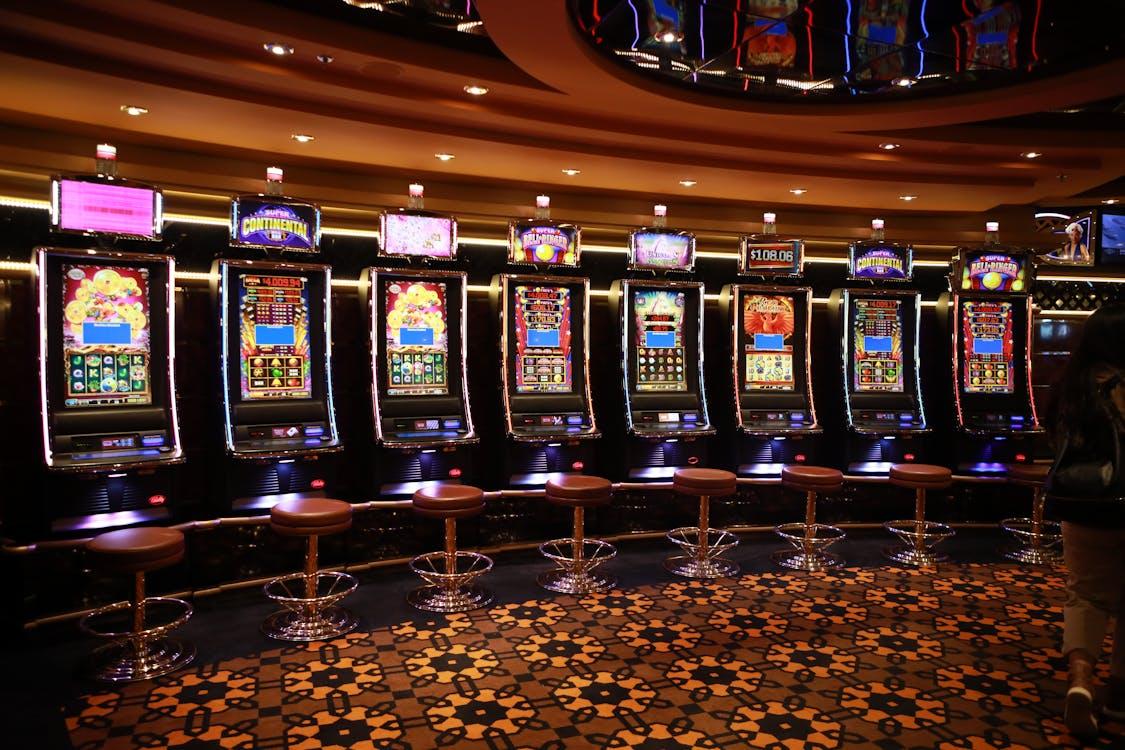 Free A Casino on a Luxurious Cruise Ship Stock Photo